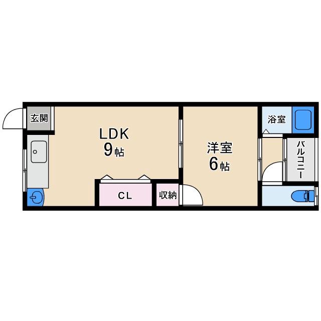 岡野マンションの間取り
