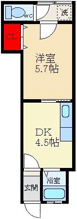 ロイヤル桜園町A棟の間取り
