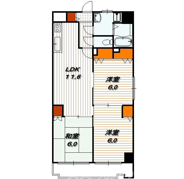 ミルウィンドウの間取り