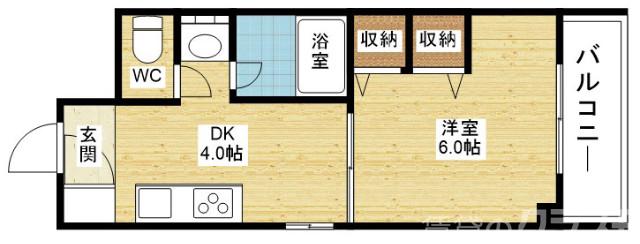 第13関根マンションの間取り