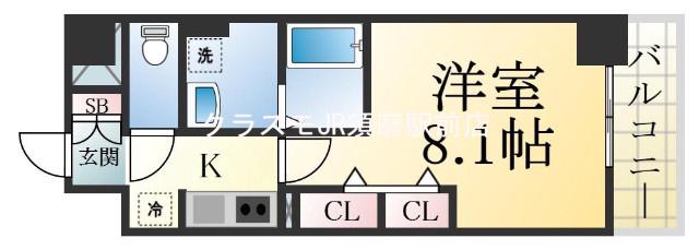 リバーサイド苅藻川の間取り