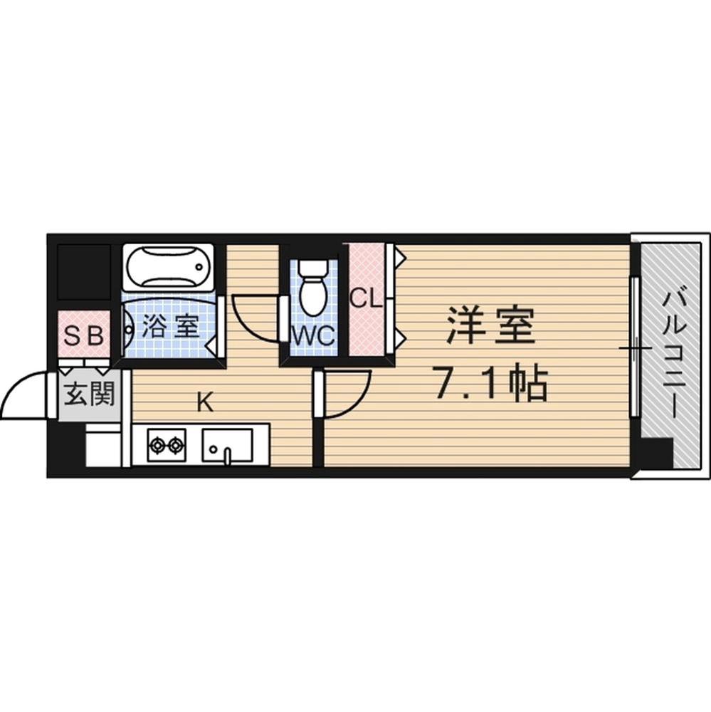 サントゥールくいな橋の間取り