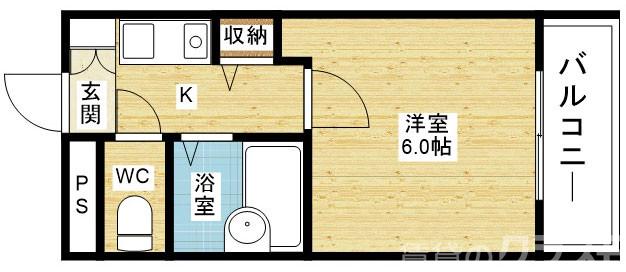 ハウスアイ上新庄の間取り