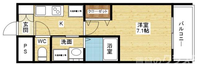 AILE上新庄の間取り