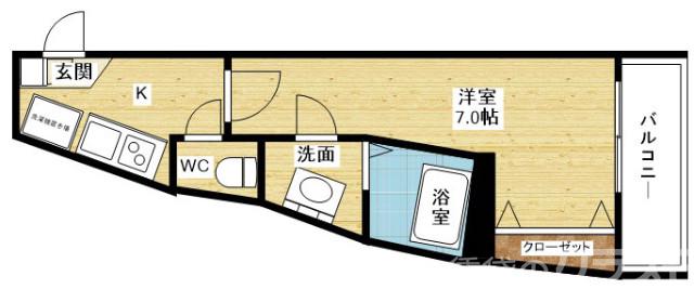 AILE上新庄の間取り