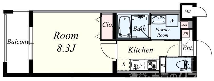 セレッソ長者町の間取り