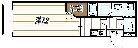 ハイツ西村の間取り