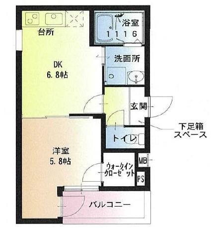 南正雀の完工年月(2021年6月)築の賃貸アパートの間取り