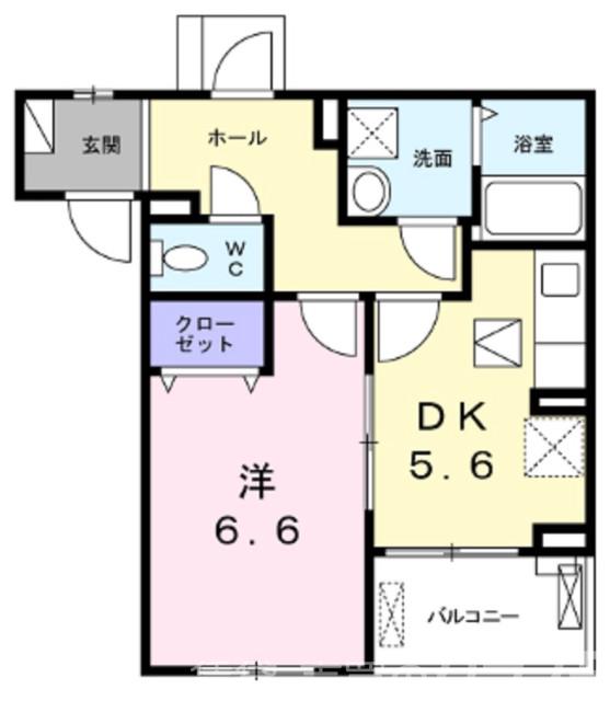 シャルマン東寺南Ⅲの間取り