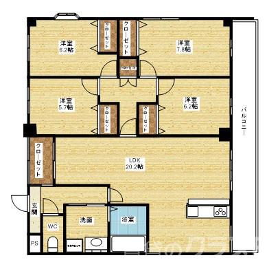 ヴィラフェニックスの間取り