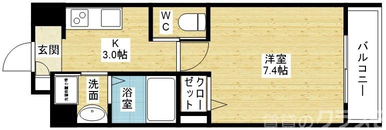 PLACZ SHIN-OSAKAの間取り