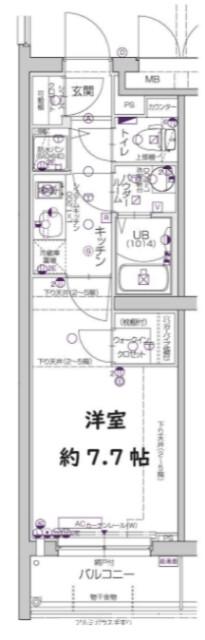 エスプレイス京都駅ウエストの間取り