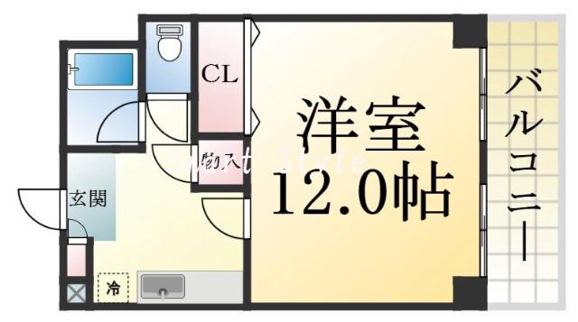 稲葉町の完工年月(1987年3月)築の賃貸マンションの間取り
