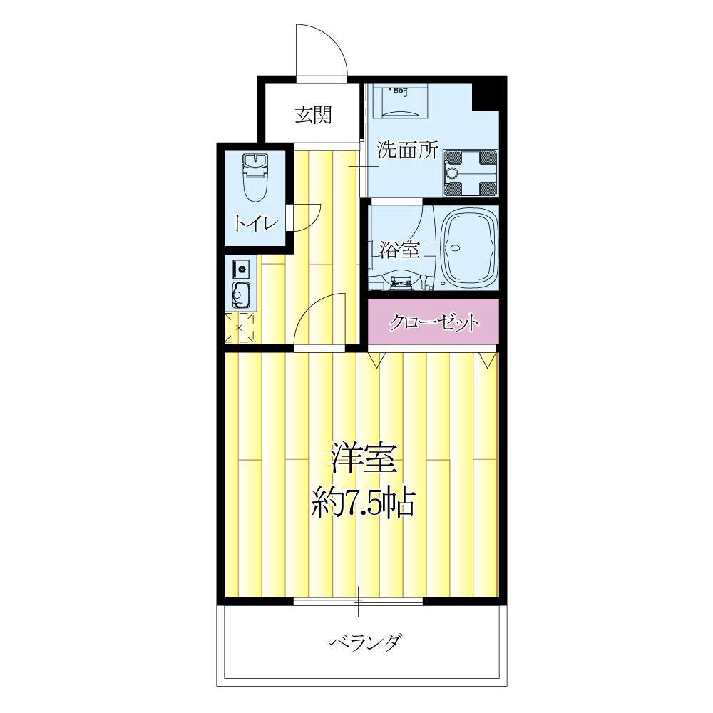 正雀の完工年月(2002年3月)築の賃貸マンションの間取り