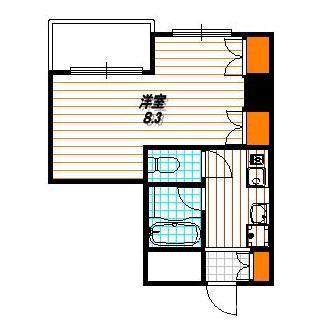 烏丸五条悠の間取り