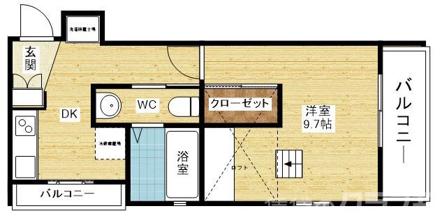 プルメリア新大阪の間取り