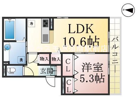 グリーンビラ高取山の間取り