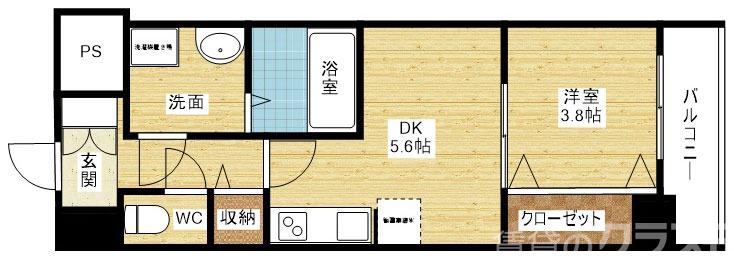 スプランディッド新大阪EASTの間取り