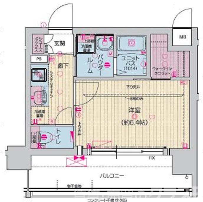 プレサンスTHE KYOTO東福寺WESTの間取り