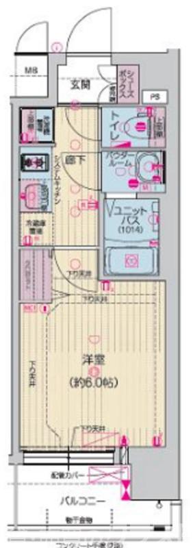 プレサンスTHE KYOTO東福寺EASTの間取り