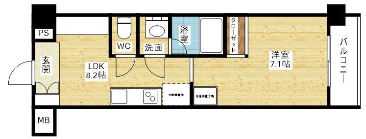 Re-be東三国の間取り