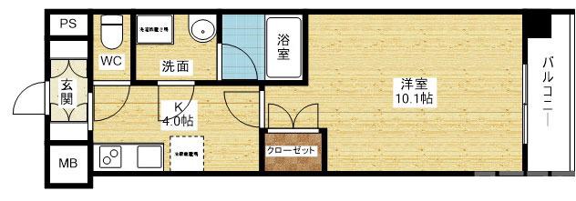 Re-be東三国の間取り