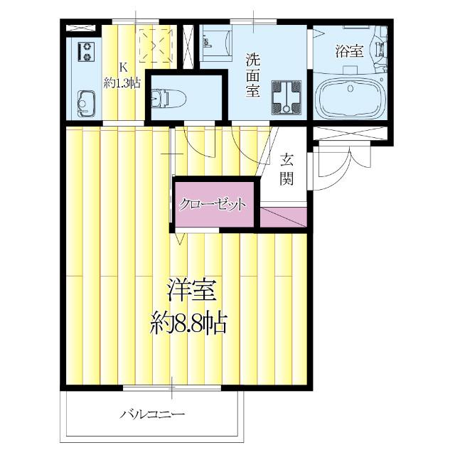 正雀本町の完工年月(2006年3月)築の賃貸アパートの間取り
