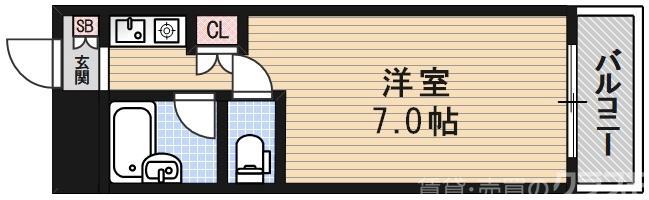 ノアーズアーク京都朱雀の間取り