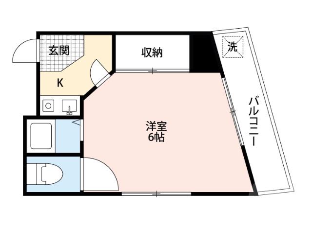 出口町の完工年月(1991年4月)築の賃貸マンションの間取り