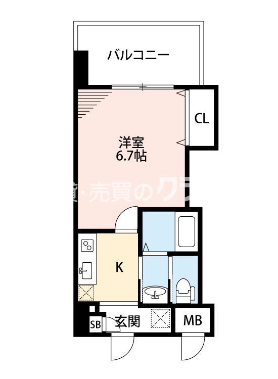 Luxeドーム前Ⅰの間取り