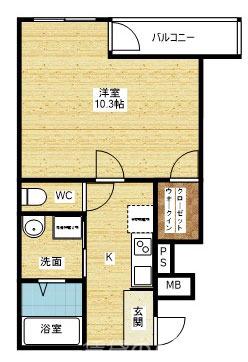 フジパレス小松の間取り