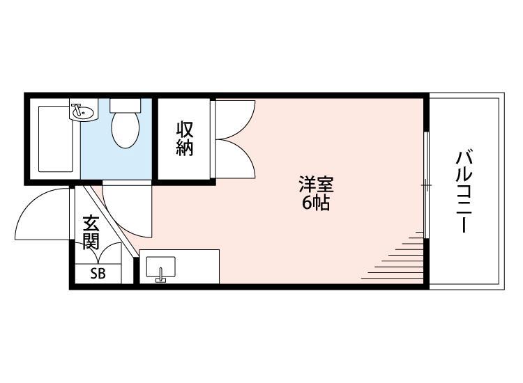 千里山東の完工年月(1991年7月)築の賃貸マンションの間取り