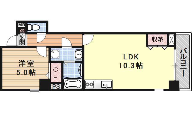 プリムローズ・アネックスの間取り