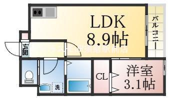 ARPEGGIO東須磨の間取り