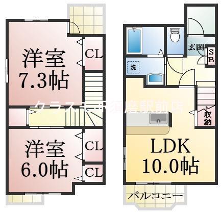 カーサ・クララの間取り