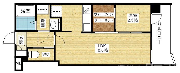 セレニテ西中島アリア弐番館の間取り