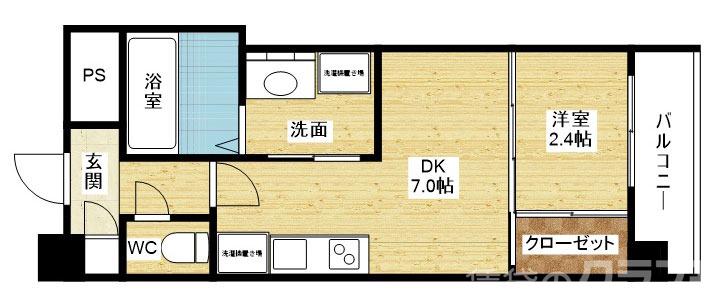 セレニテ西中島アリア弐番館の間取り