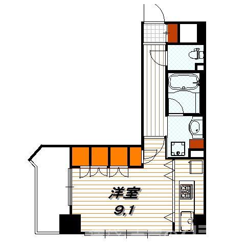 ライオンズ京都四条烏丸レジデンスの間取り