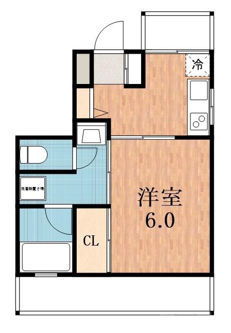 昭和町の完工年月(1980年9月)築の賃貸マンションの間取り