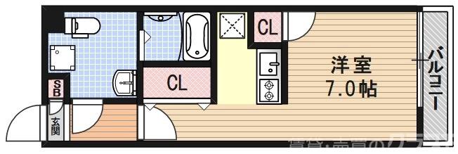 THE GARNET SUITE RESIDENCE御所西(の間取り