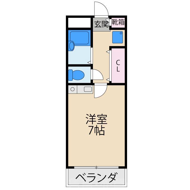 メルベーユの間取り