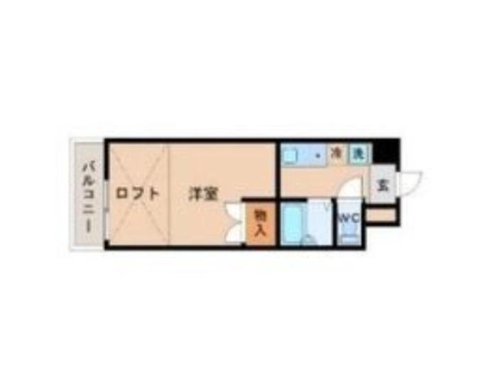 上山手町の完工年月(2001年4月)築の賃貸マンションの間取り