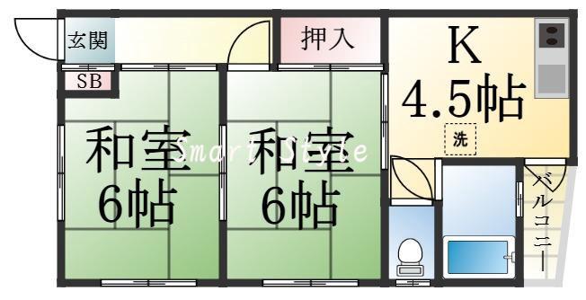 カーサ妙法寺の間取り