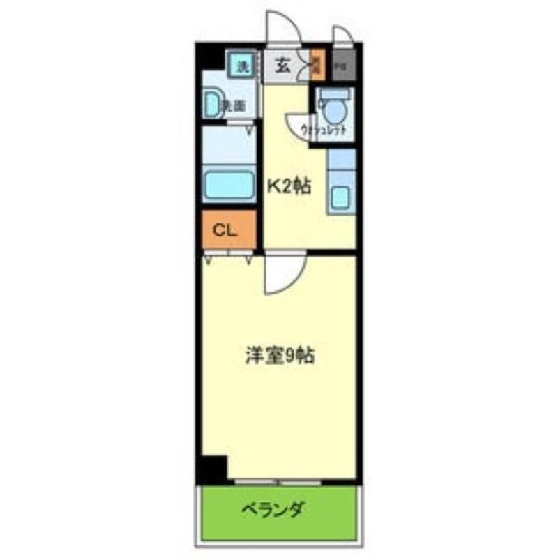 原町の完工年月(2003年3月)築の賃貸アパートの間取り