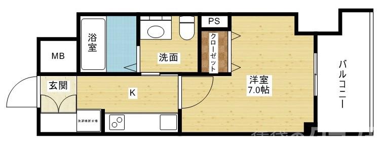 エステムコート新大阪Xザ・ゲートの間取り
