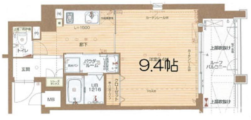 エイペックス京都西陣の間取り