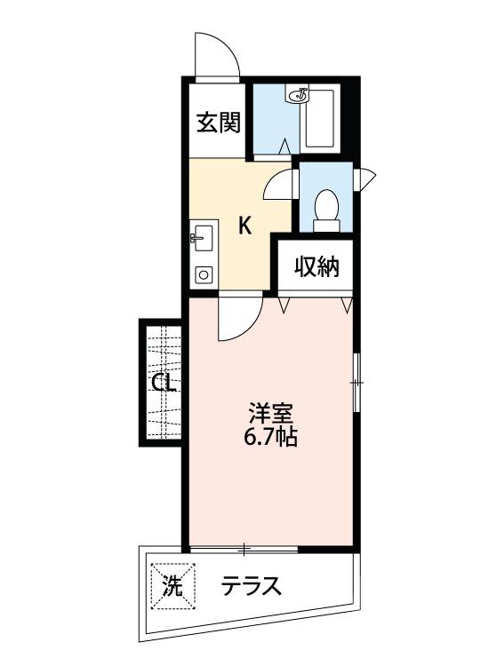 泉町の完工年月(2002年12月)築の賃貸アパートの間取り