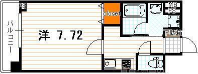 アスヴェル京都西陣の間取り