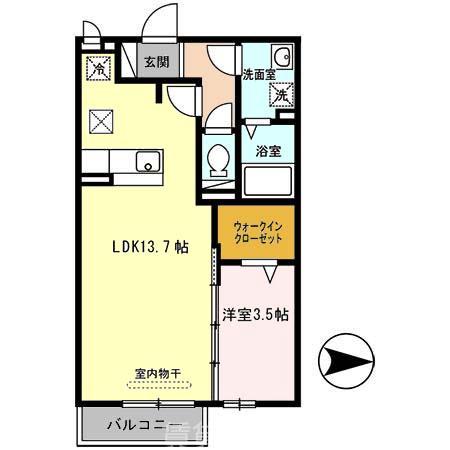 フィエスタ1号館の間取り