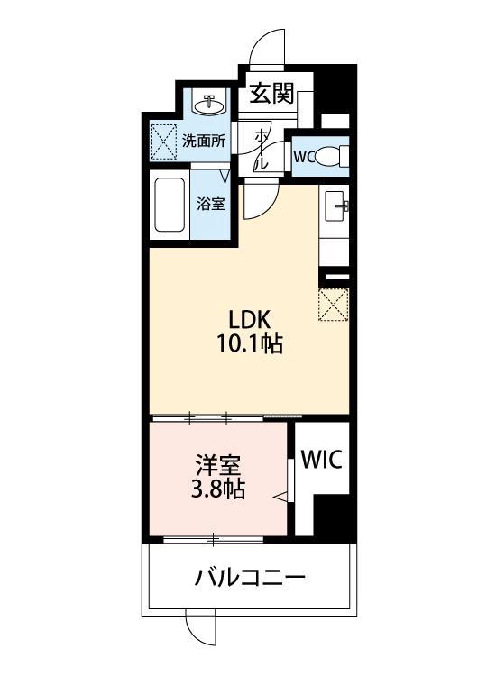 南吹田の完工年月(2015年8月)築の賃貸マンションの間取り